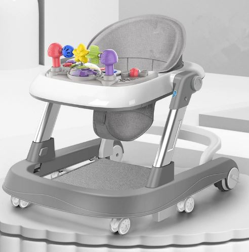 2in1 Adjustable Baby Walker And Activity Center