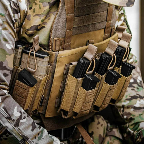 Tactical Open Top Magazine Mag Pouch - Alt View