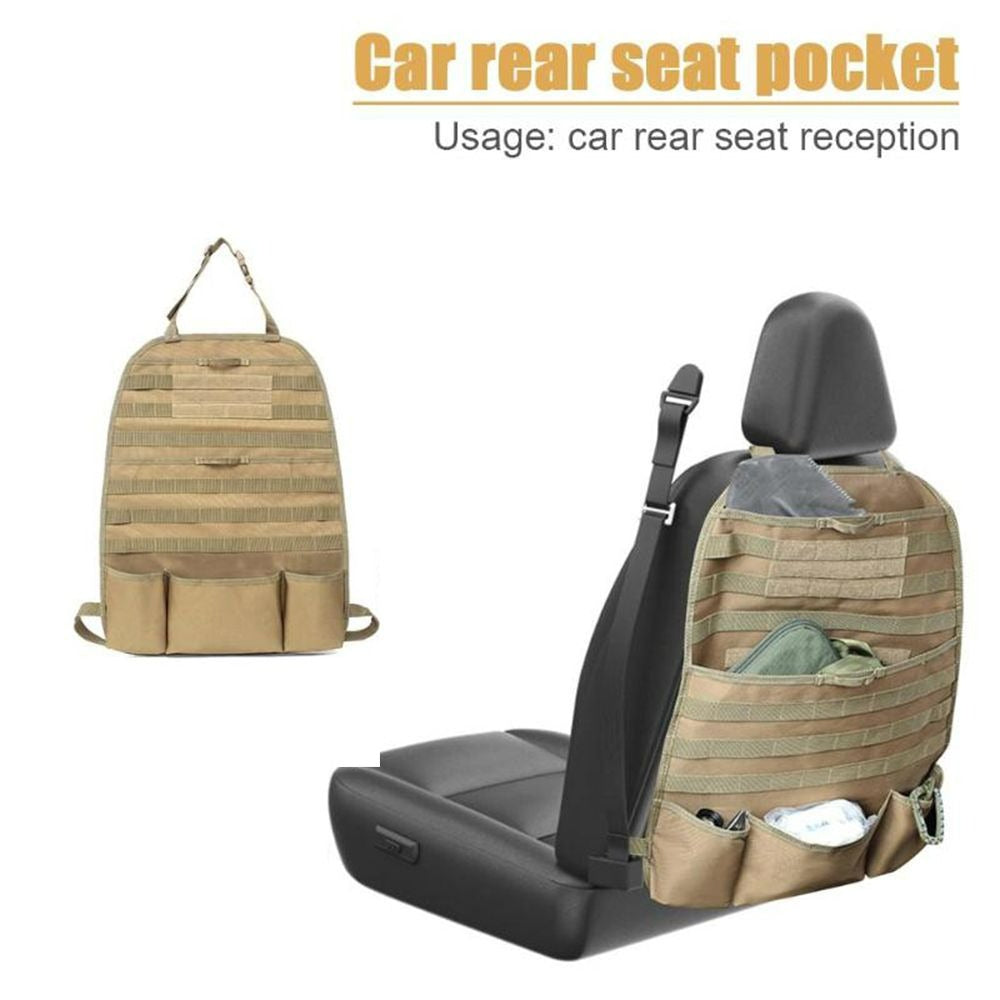 Tactical Car Seat Backpack Organiser