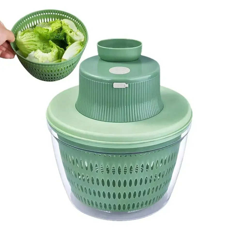 Multifunctional Electric Vegetable Chopper and Salad Spinner