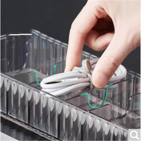 Data Cable Storage Box (Grey) - Alt View