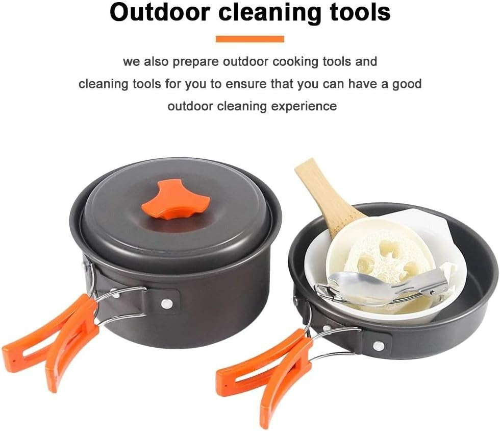 Aluminum Camping Cookware Set (2pcs)