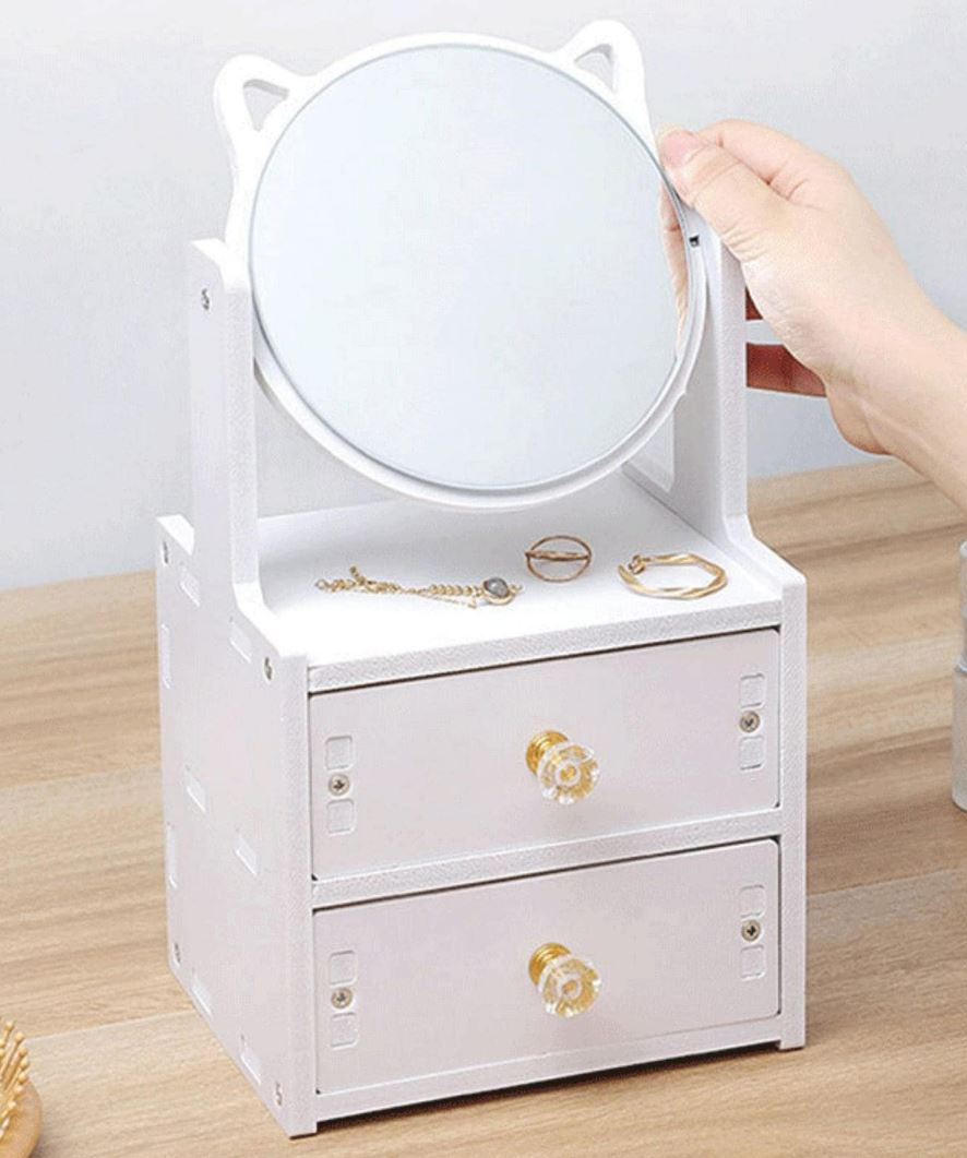 Mini Dressing Table Make-Up Cosmetic Organizer