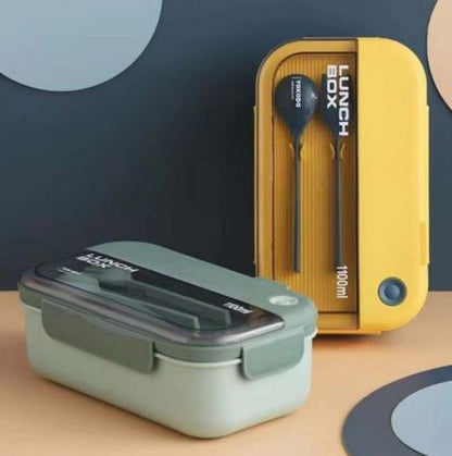 Lunch Box With Fork And Spoon (1L)