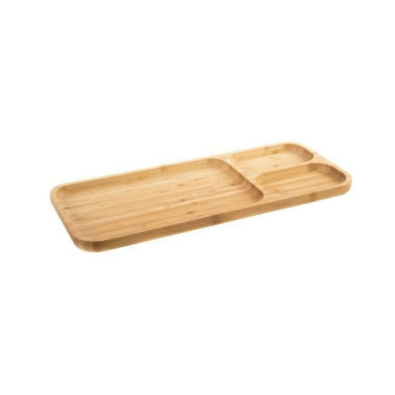 Bamboo Appetizer Platter (3 Compartment)