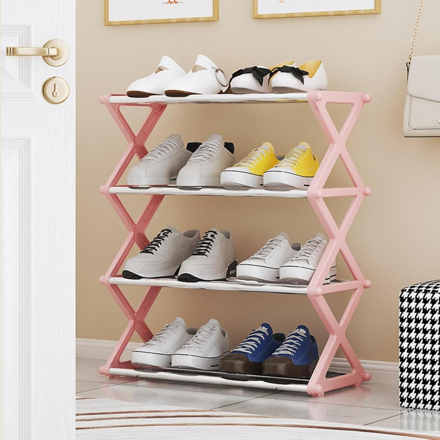 X-Shaped Shoe Rack (5 Tier)