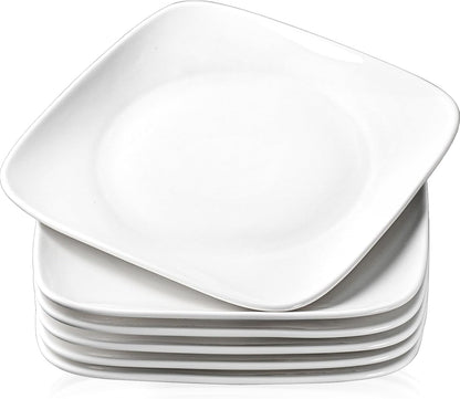 Rounded Square Melamine Plates (Large)(24cm)(6 pcs)