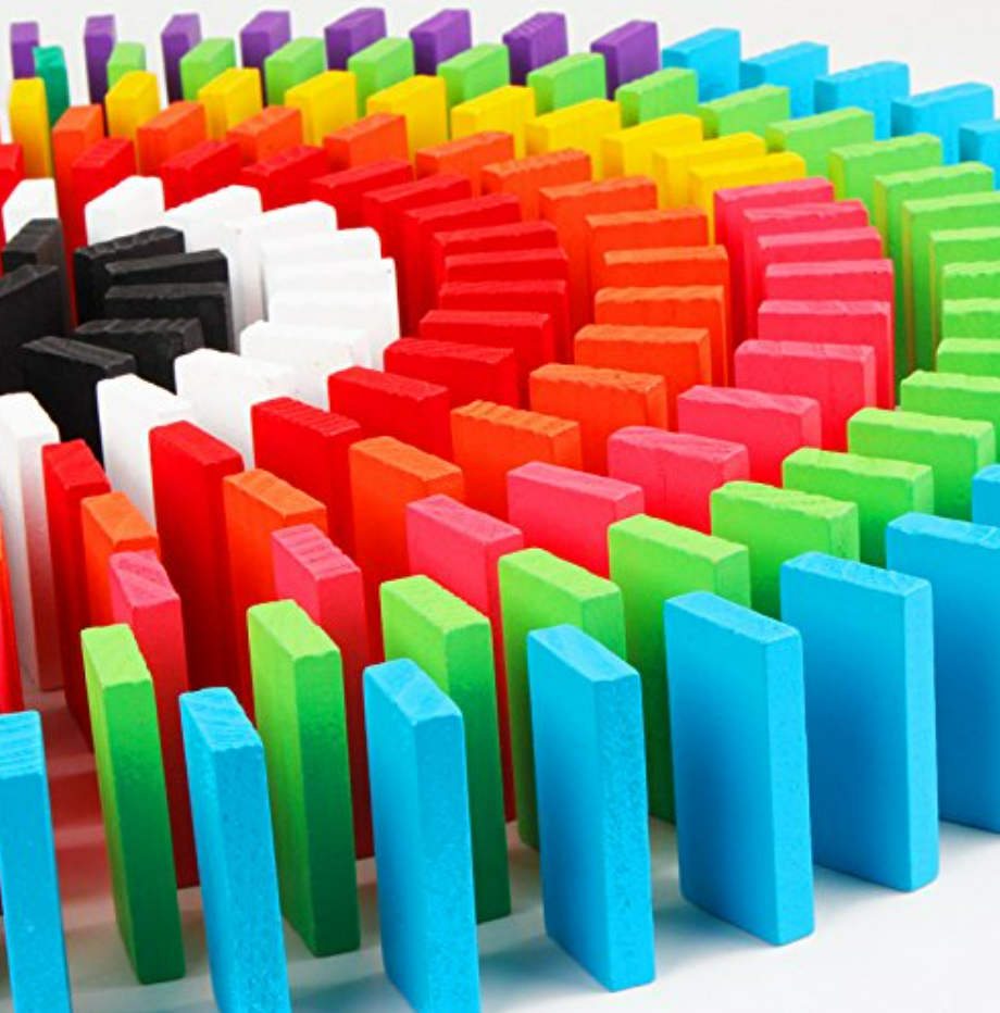 Wooden Domino Set (50 pcs)