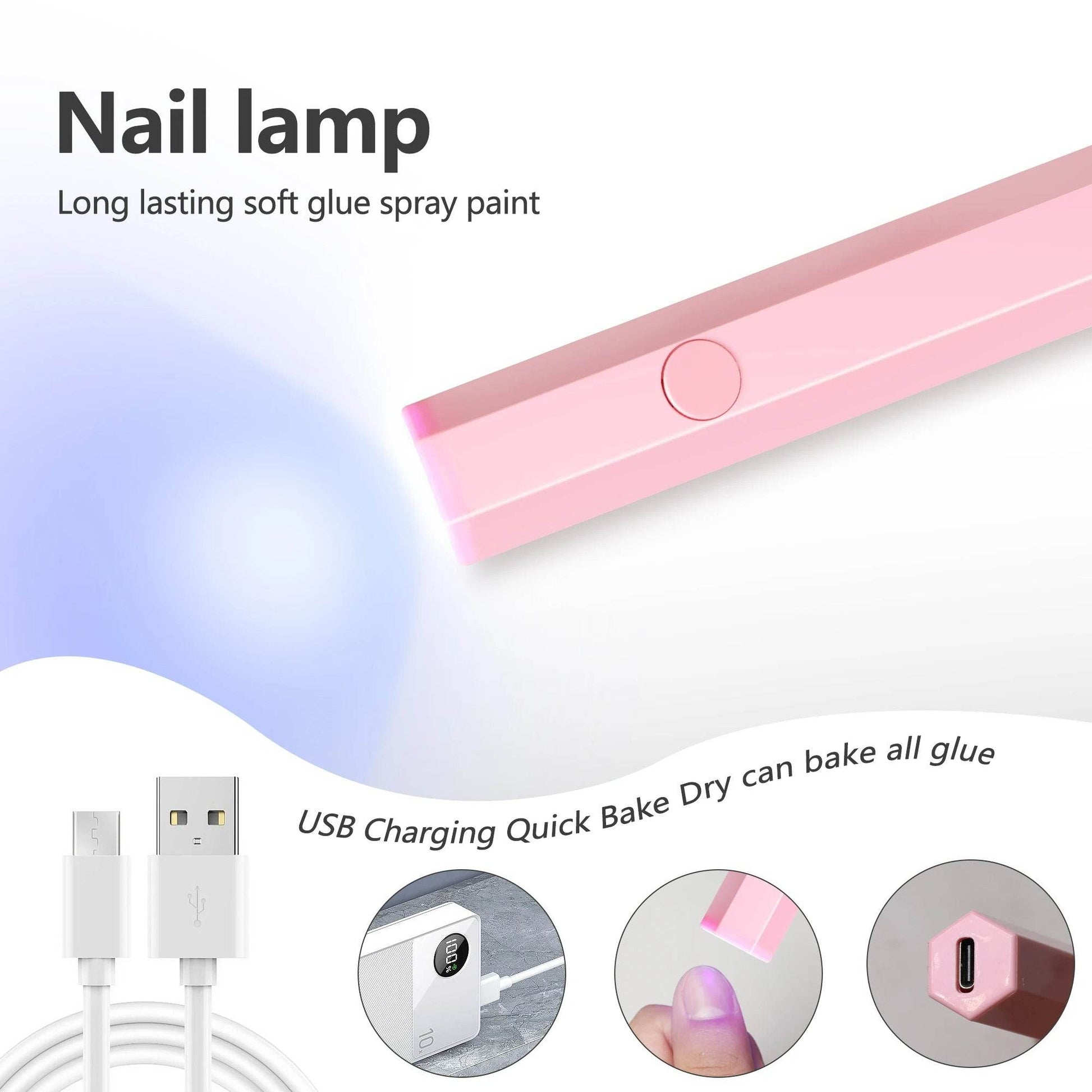 USB UV Pen Nail Drying Torch - DMC Wholesale