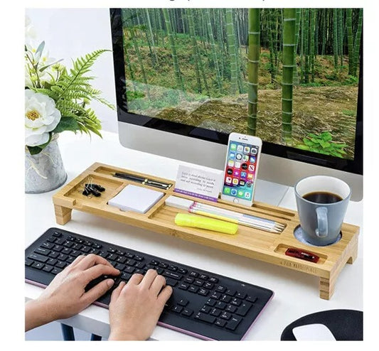 Laptop Monitor Riser and Desk Organiser