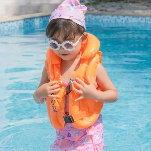 Inflatable Plastic Life Jacket Swim Vest