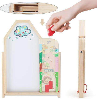 Multifunctional 3D Tetris Wooden Board - DMC Wholesale