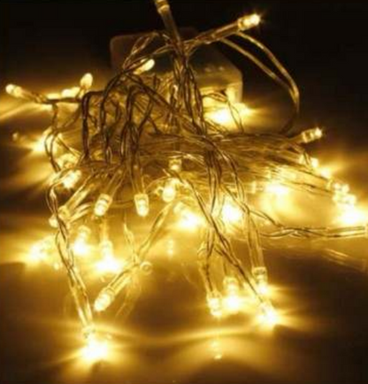 Battery Operated String Lights (50L)(7M)(Yellow)