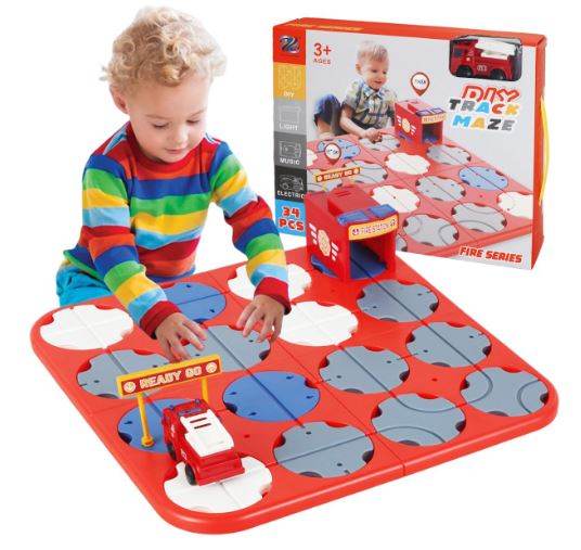 Brain Teaser Puzzles Maze Race Track (Fire)