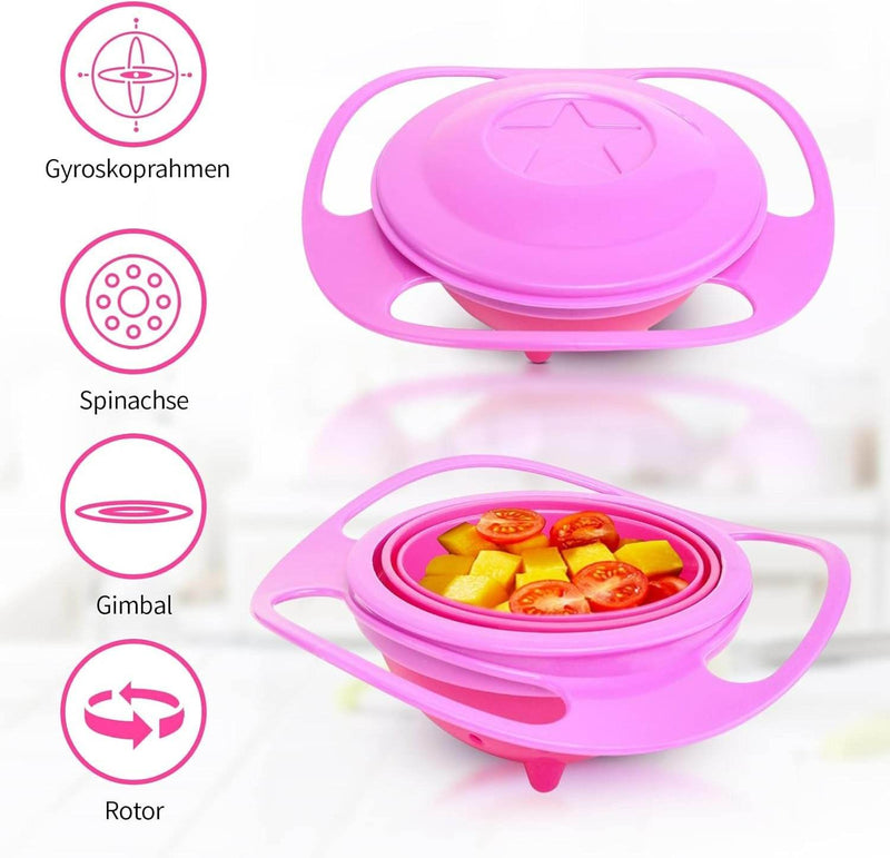 Non Spill Toddler Gyro Bowl