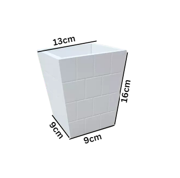 Small Square Flower Pot (16cm)