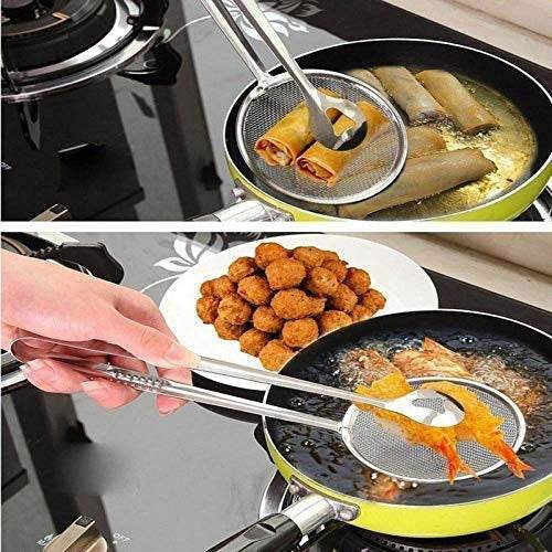 Steel Buffer Strainer Tongs - DMC Wholesale