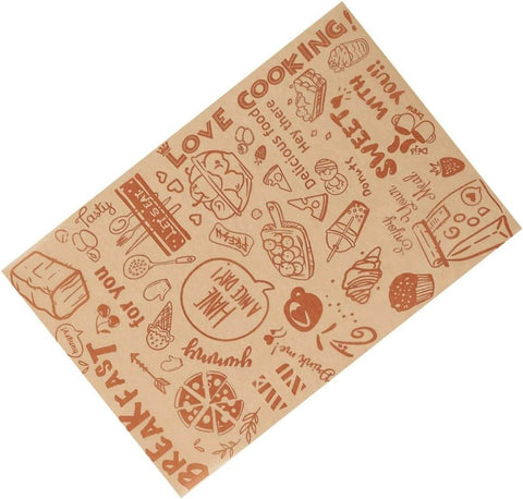 Printed Baking Parchment Paper - Alt View