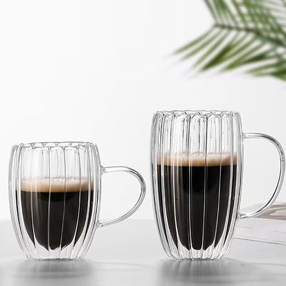 Elegant Clear Glass Cup (450ml)(Each)