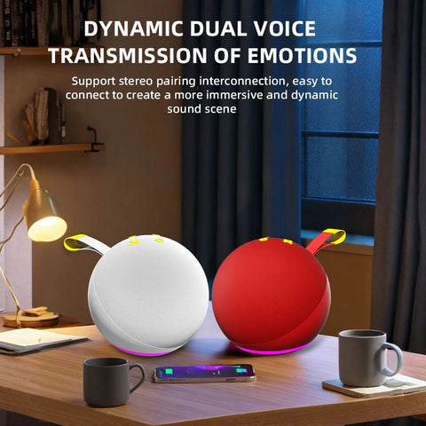 Dynamic Duo Bluetooth Speaker With Stereo - Alt View