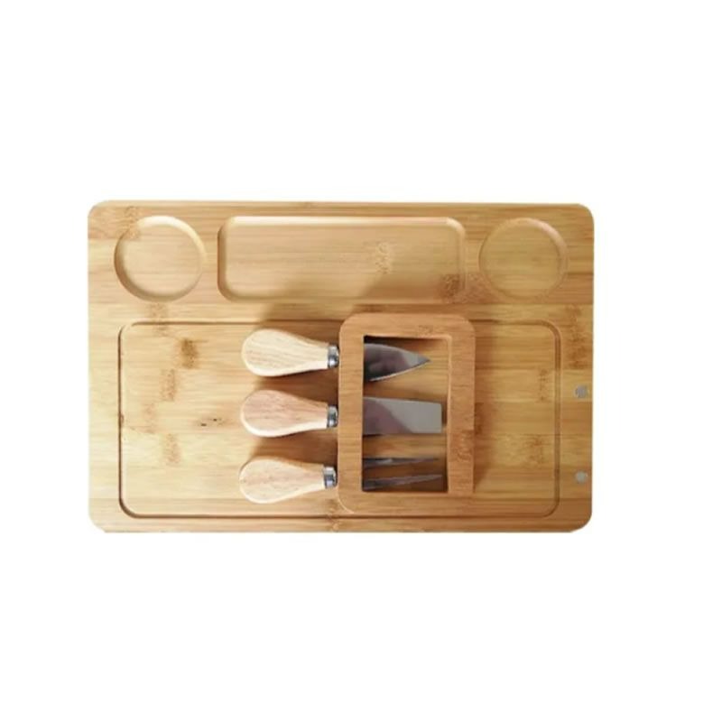 Bamboo Cheese Board Set (5 pcs)