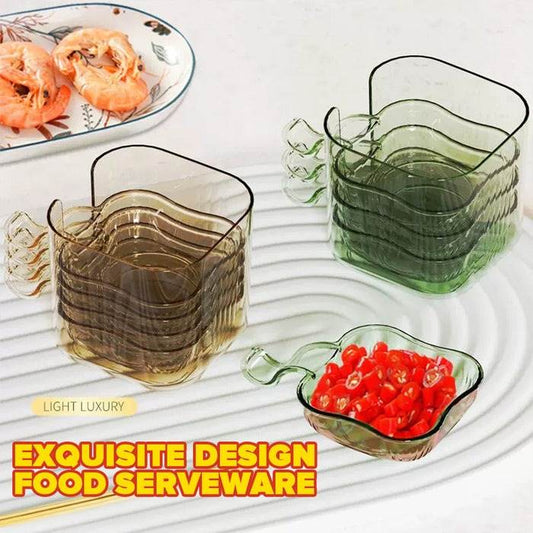 Dipping Serving Plates (6 pcs)(Green) - DMC Wholesale
