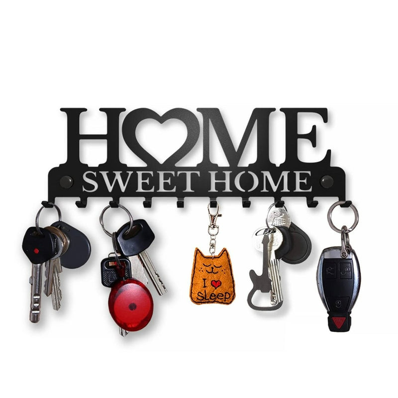 Home Sweet Home Wall-Mounted Key Hook (10 Hooks)