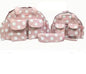 Polka Dot Baby Diaper Bag Set (3 pcs)