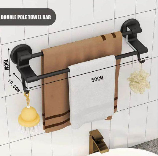 Multifunctional Double Pole Towel Bar - DMC Wholesale