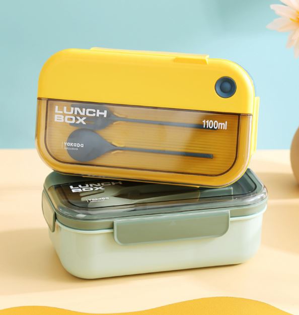 Lunch Box With Fork And Spoon (1L)