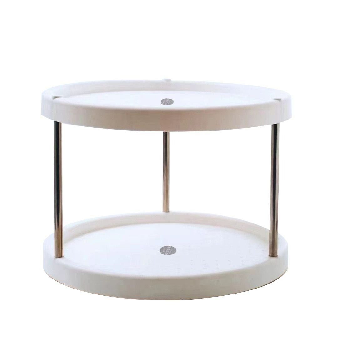 Lazy Susan Turn Table Organiser (Two Tier)