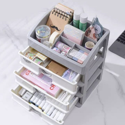 Handcrafting Multi-Drawer Organiser (3 Tier)(Grey)
