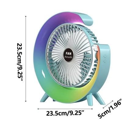 Colourful Desktop USB Mini Fan