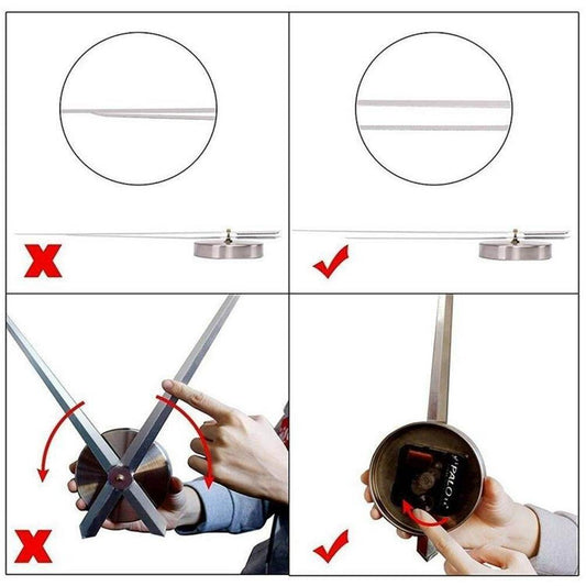 DIY Modern Photo 3D Wall Clock (Gold)(60-70cm) - DMC Wholesale