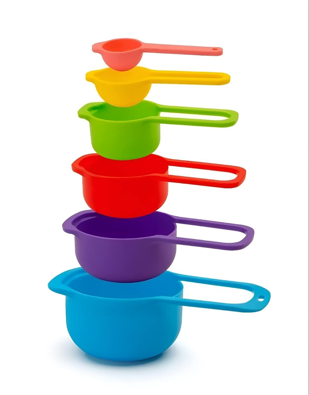 Colourful Measuring Cups and Spoons