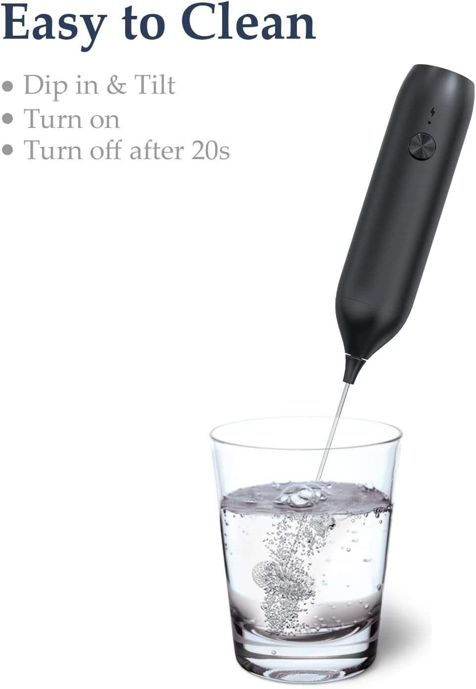 Rechargeable Electric Milk Frother