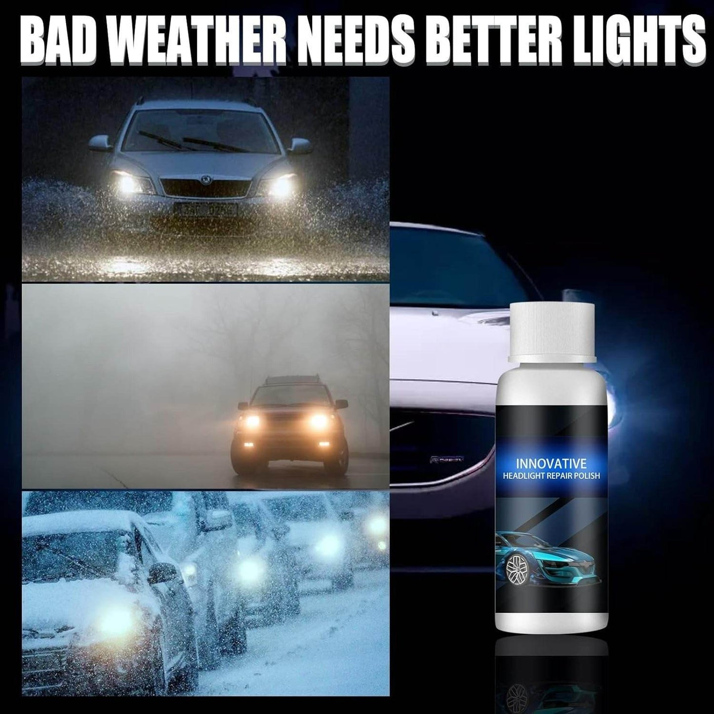 Innovative Headlight Repair Polish (20ml) - DMC Wholesale