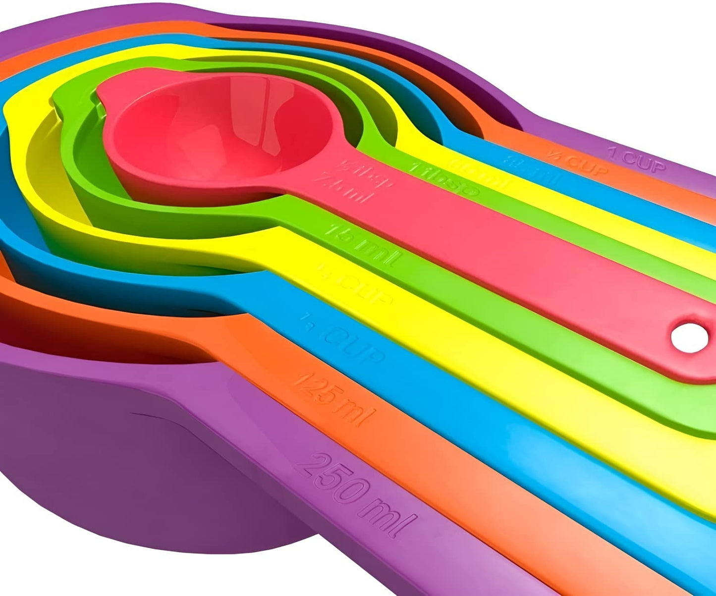 Colourful Measuring Cups and Spoons