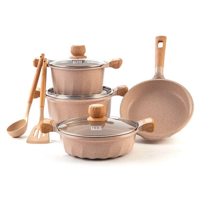 Non-Stick Induction Bottom Cooking Pot Set