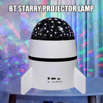 Rotating Magic Rocket Light With Bluetooth Speaker
