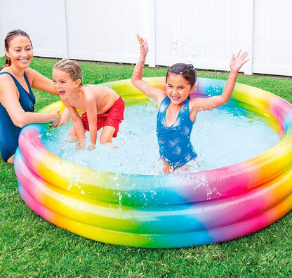 Inflatable Ombre Rainbow Pool