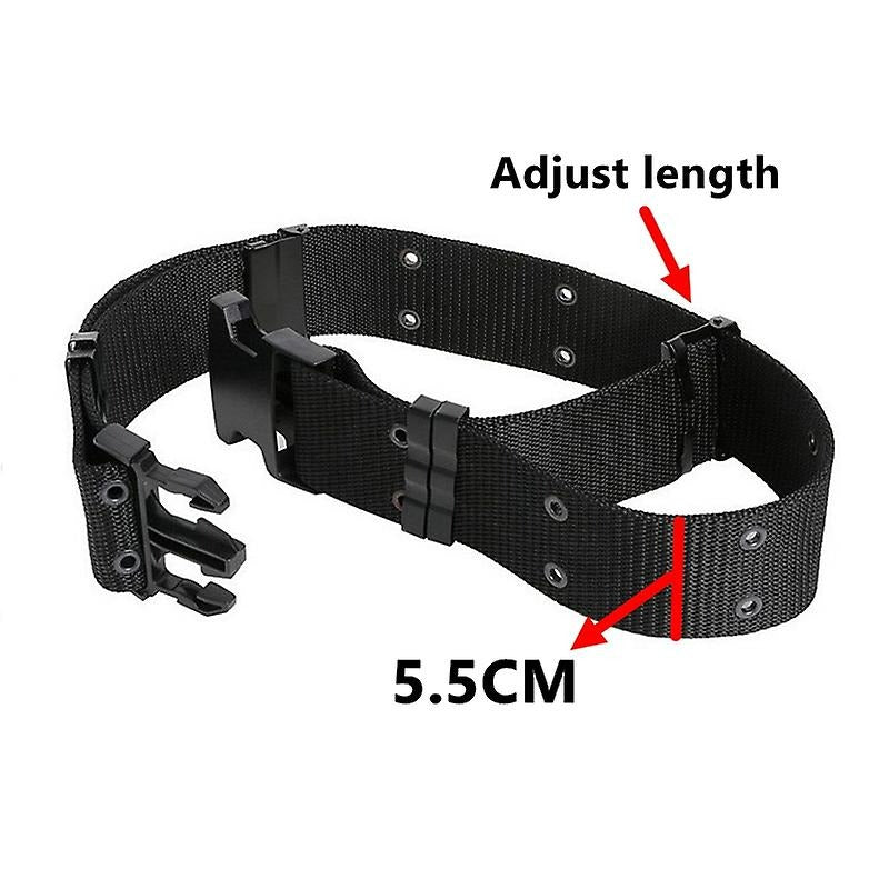 Wide Tactical Belt (Black)