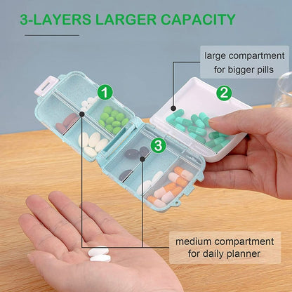 Foldable Pill Case Organiser