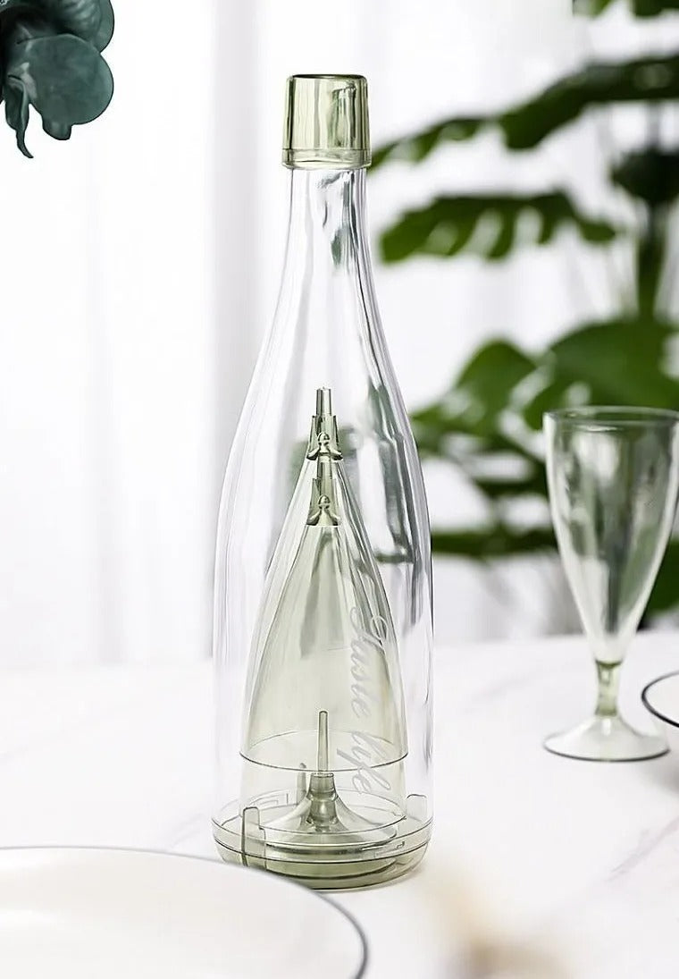 Champagne Flutes With Storage Bottle (5 pcs)