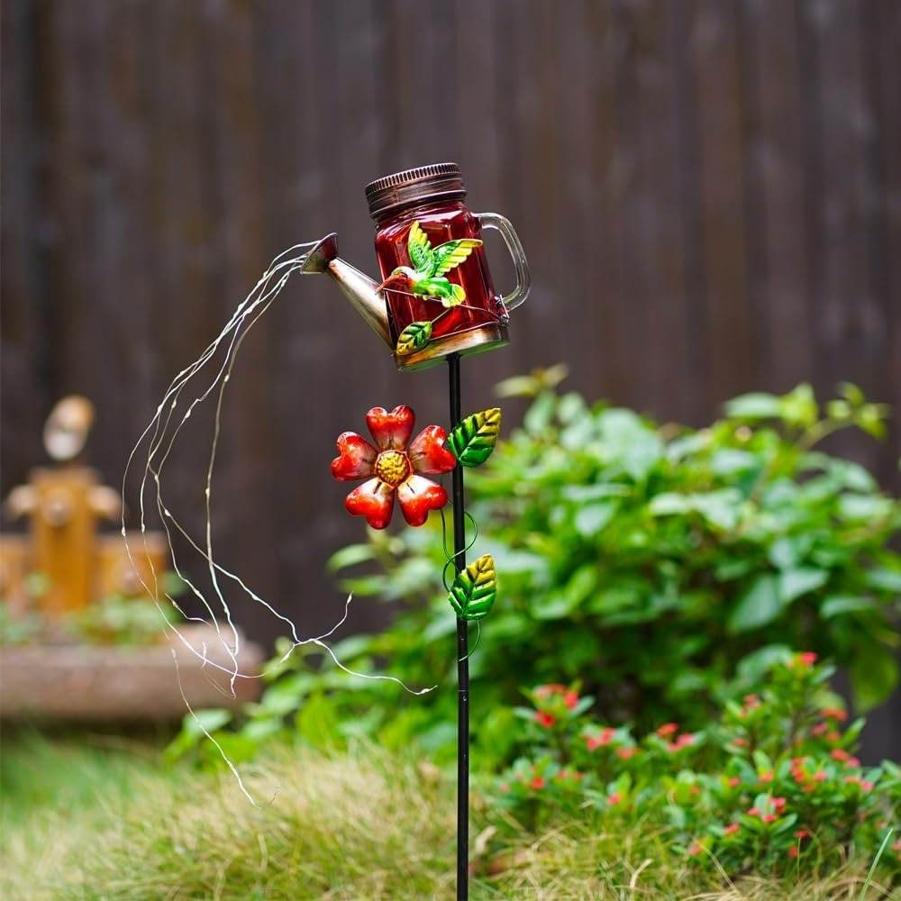 Solar Mason Jars Watering Can - DMC Wholesale