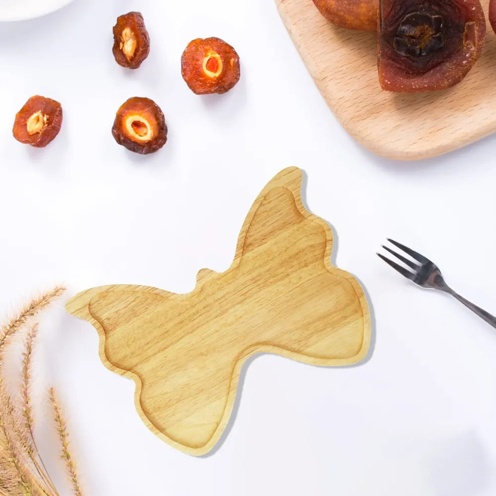 Wooden Butterfly Fruit Plate