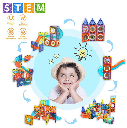 Magnetic Building Blocks (168pcs)