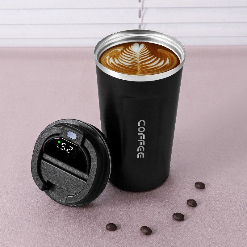 Smart Vacuum Travel Flask With Digital Display (500ml)