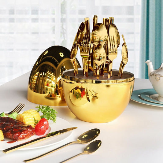 Luxury Cutlery Egg Set (24 pcs)