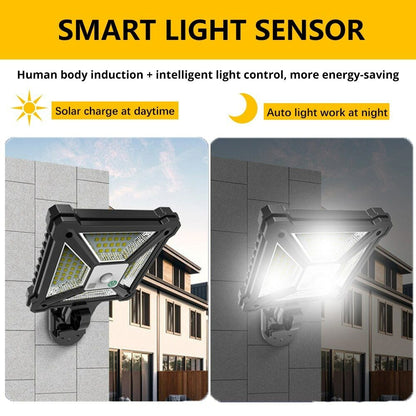 Square Motion Sensor Solar Street Lamp